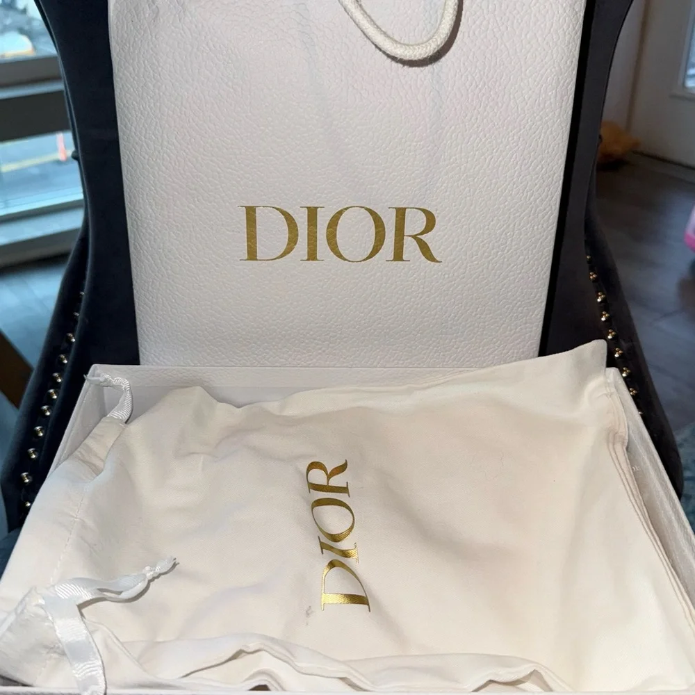 Dior J'Adior Black Slingback Heels Size 37 - Picture 7 of 8
